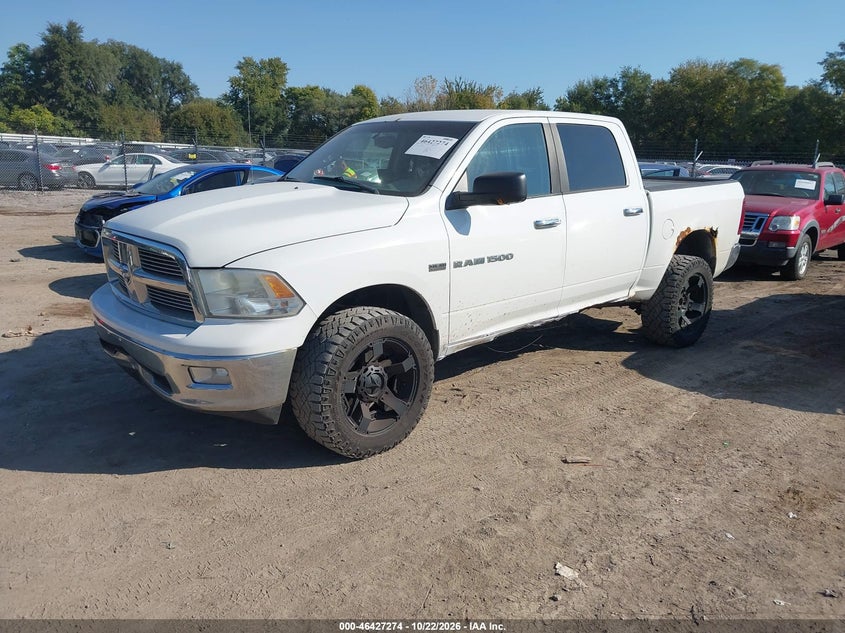 2012 Ram 1500 Slt, Right Side, IAAI, VIN 1C6RD7LT3CS123818 — photo 2