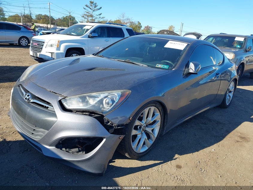 Vin: kmhht6kj1gu131214, lot: 46927633, hyundai genesis 3.8 base 20162
