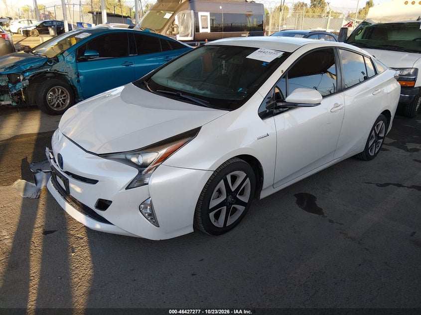 Vin: jtdkarfu7g3016175, lot: 46927635, toyota prius four touring 20162