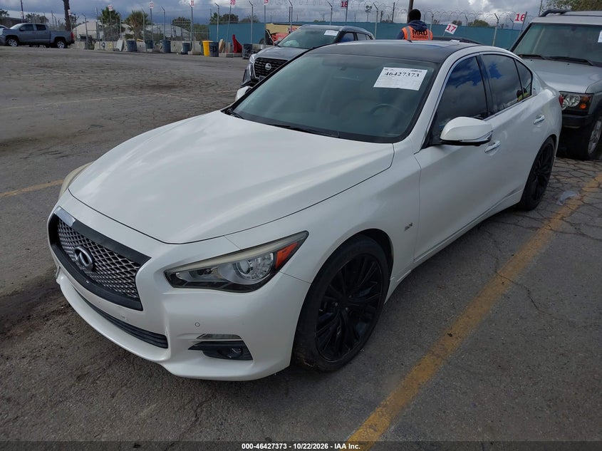 2016 Infiniti Q50 3.0T Premium, Unknown, IAAI, VIN JN1EV7AP3GM305221 — photo 2
