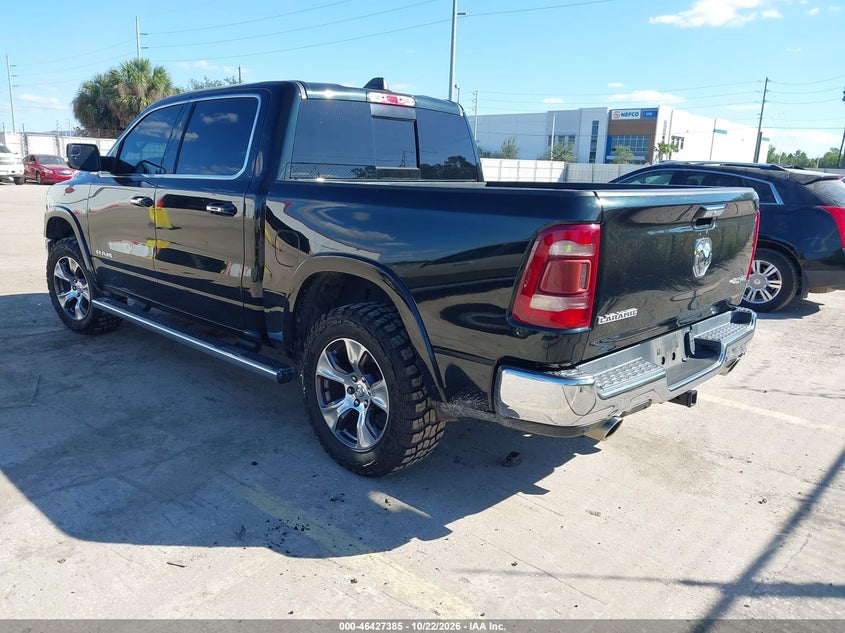 Vin: 1c6srfjt4kn778910, lot: 46927743, ram 1500 laramie  4x4 5'7 box 20193