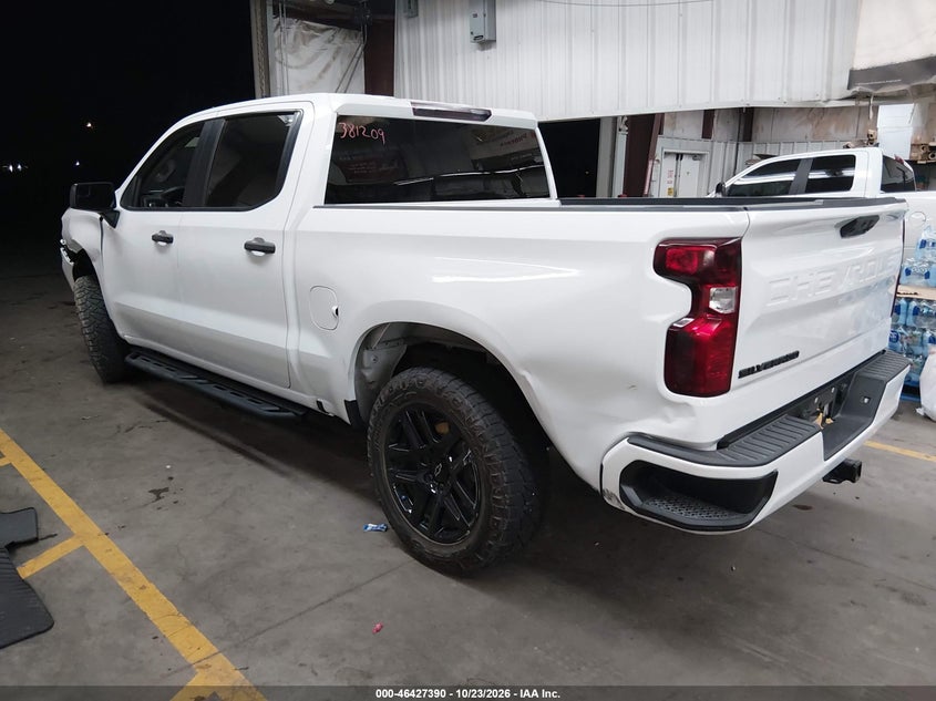 Vin: 3gcpdbek8rg381209, lot: 46927748, chevrolet silverado 1500 4wd  short bed custom 20243