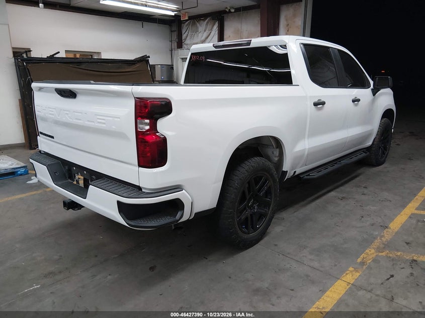 Vin: 3gcpdbek8rg381209, lot: 46927748, chevrolet silverado 1500 4wd  short bed custom 20244