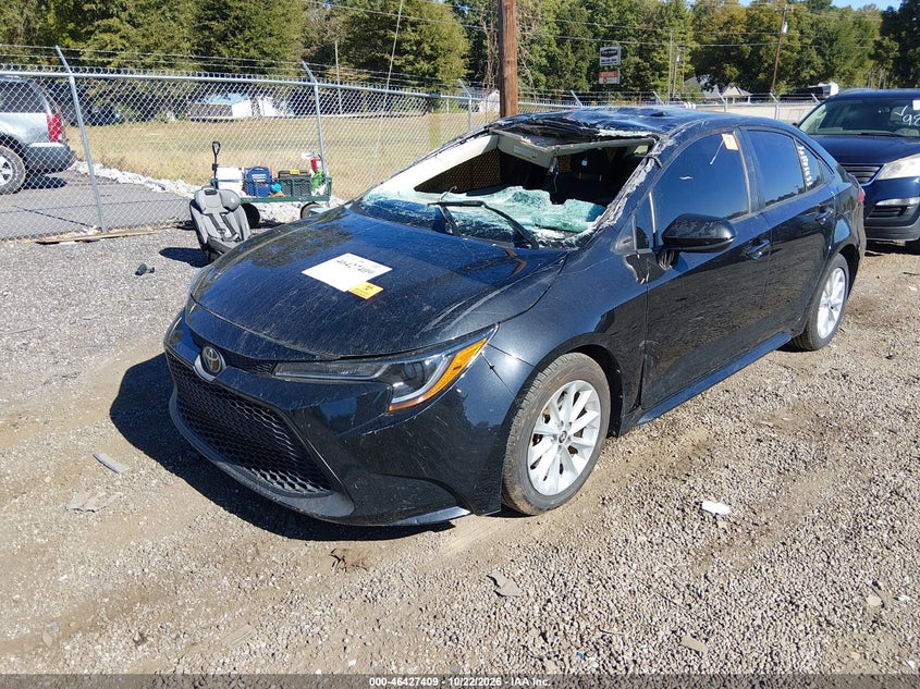 Vin: jtdvprae8lj107165, lot: 46927766, toyota corolla le 20202