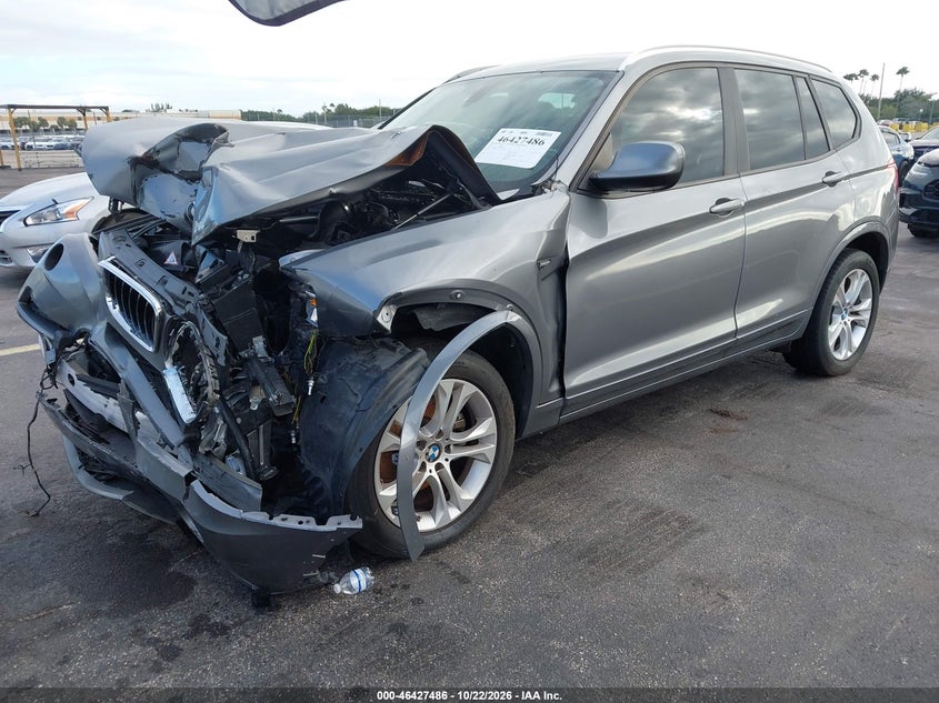 Vin: 5uxwx9c58e0d32200, lot: 46927844, bmw x3 xdrive28i 20142