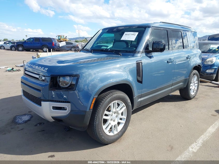 Vin: salej7eu7s2422452, lot: 46927951, land rover defender 110 p400 s 20252