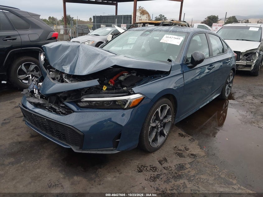 Vin: 2hgfe4f80sh342712, lot: 46927963, honda civic hybrid sport/sport touring 20252