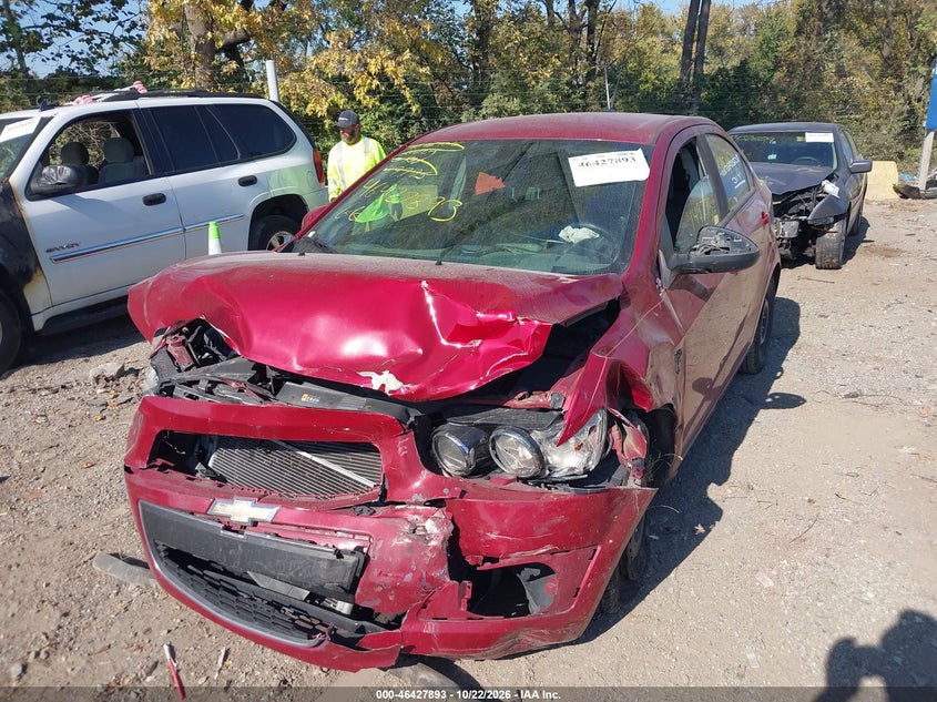 Vin: 1g1ja5sh4e4149795, lot: 46928251, chevrolet sonic ls auto 20142