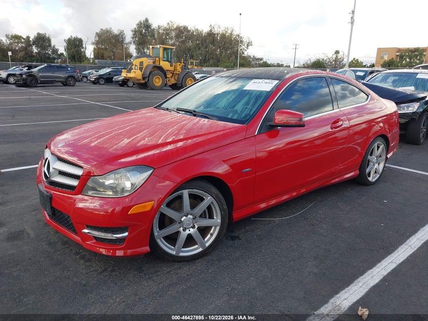 Vin: wddgj4hb9cf859667, lot: 46928253, mercedes-benz c 250 20122