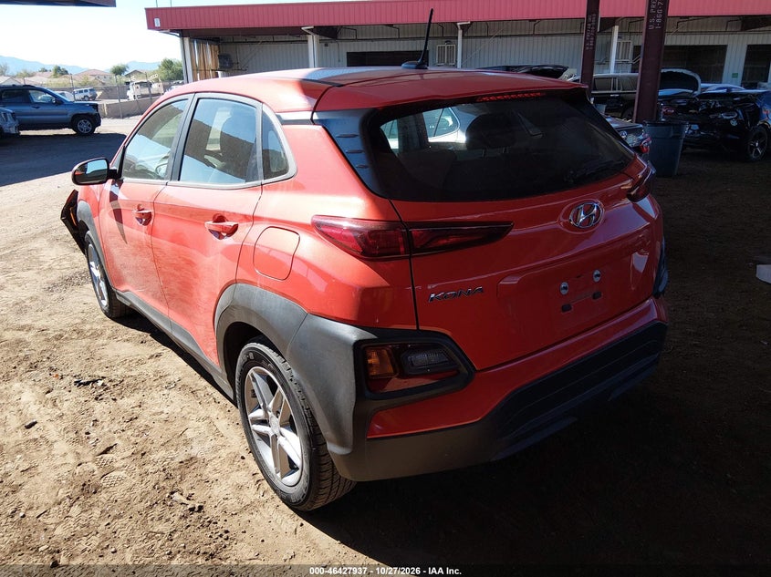 Vin: km8k12aaxlu426005, lot: 46928295, hyundai kona se 20203