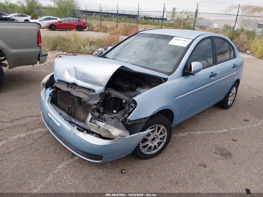 Vin: kmhcn4ac7au446683, lot: 46928342, hyundai accent gls 20102