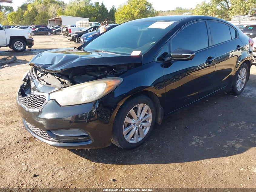 Vin: knafx4a62e5204788, lot: 46928462, kia forte lx 20142
