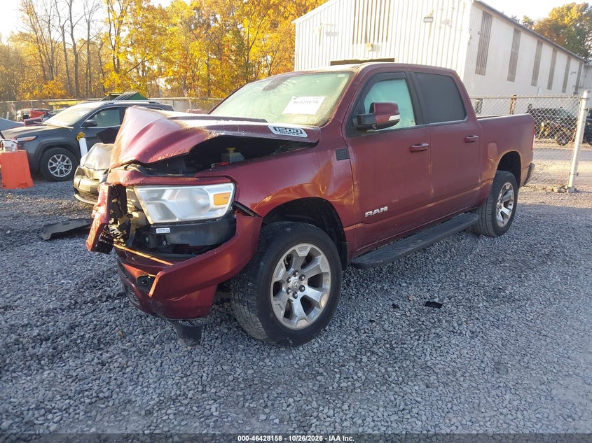 Vin: 1c6srfft1kn768070, lot: 46928516, ram 1500 big horn/lone star  4x4 5'7 box 20192