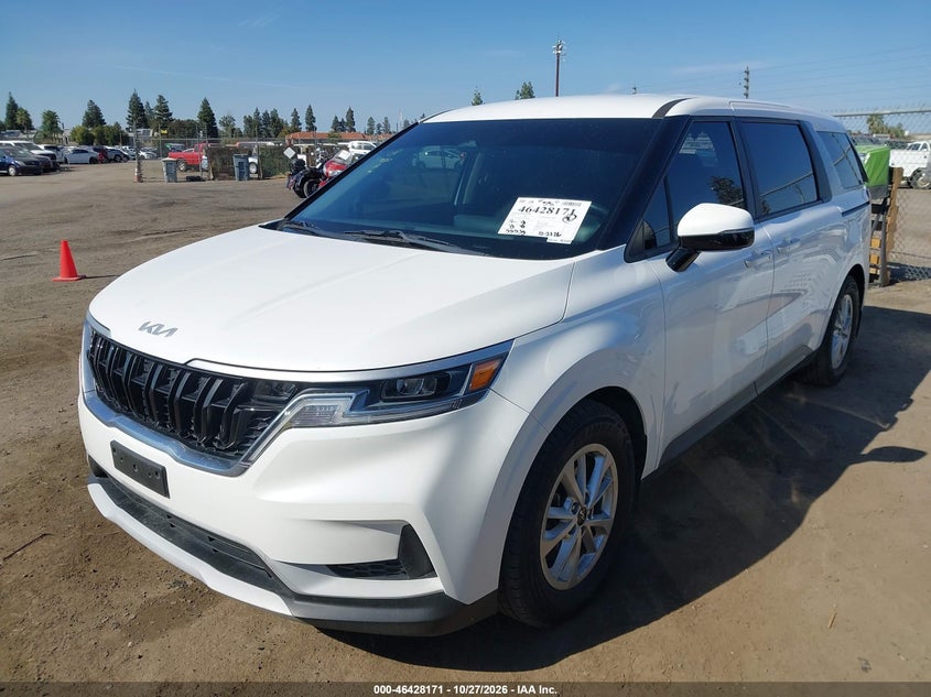 Vin: kndnb4h30n6086646, lot: 46928529, kia carnival mpv lx seat package 20222