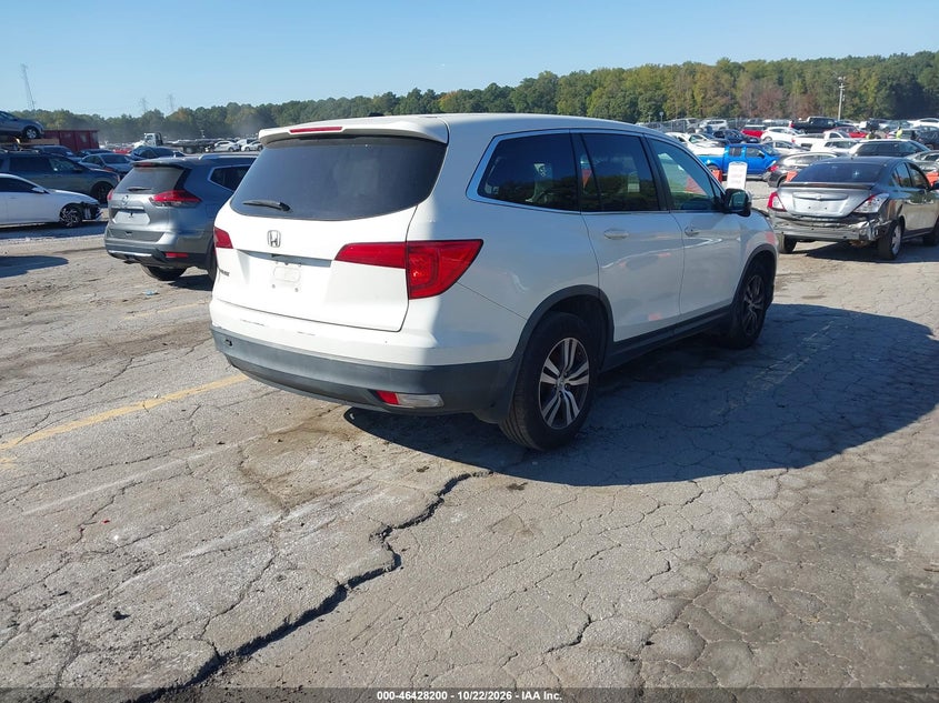 Vin: 5fnyf5h38jb032422, lot: 46928558, honda pilot ex 20184