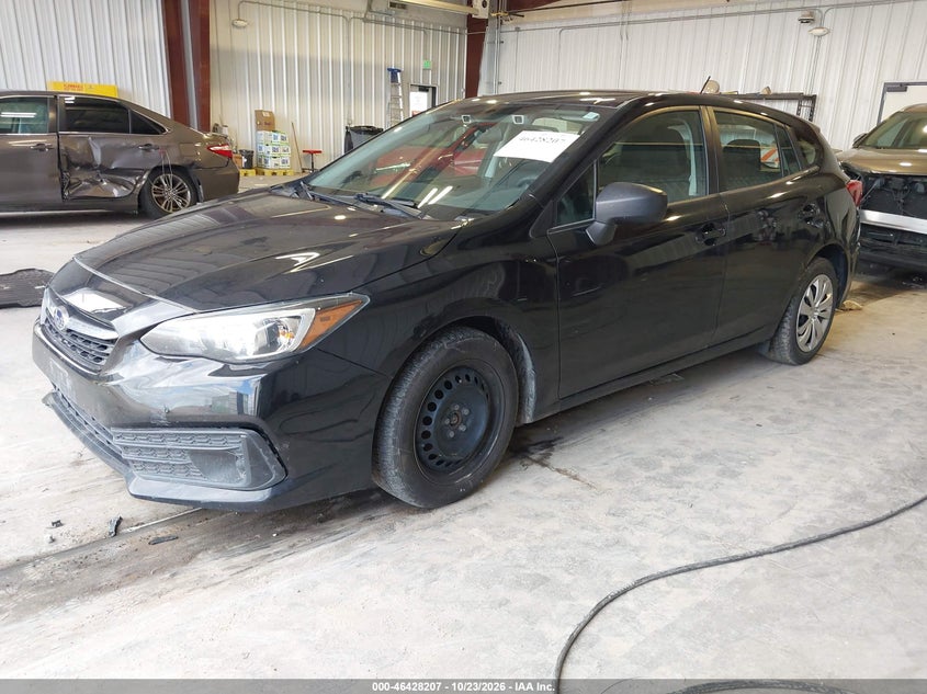 Vin: 4s3gtab64n3728200, lot: 46928565, subaru impreza base 5-door 20222