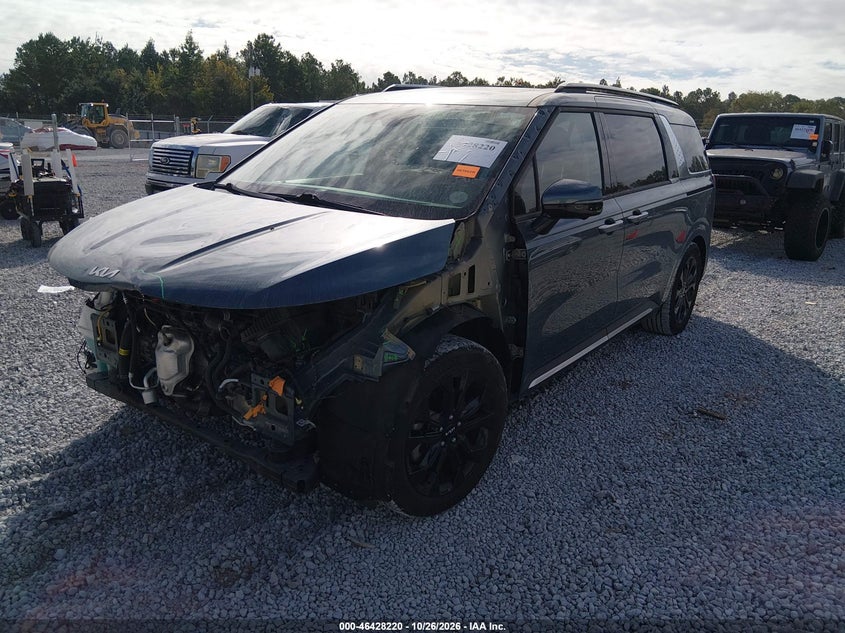 Vin: kndne5h3xn6096100, lot: 46928578, kia carnival mpv sx prestige 20222
