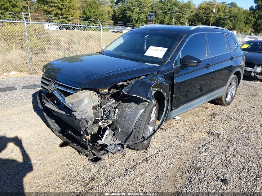 2021 Volkswagen Tiguan 2.0T Se/2.0T Se R-Line Black/2.0T Sel, Front End, IAAI, VIN 3VV3B7AX1MM022413 — photo 2