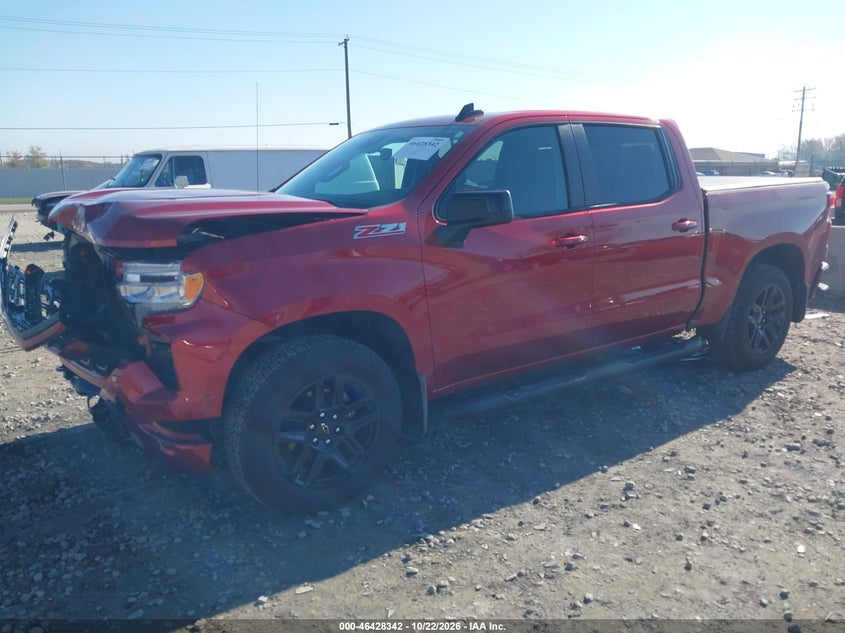Vin: 1gcukeed5sz280811, lot: 46928700, chevrolet silverado 1500 4wd  short bed rst 20252