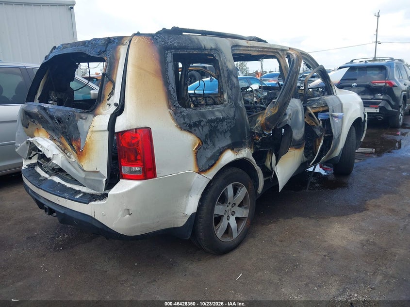 Vin: 5fnyf3h99db031387, lot: 46928708, honda pilot touring 20134