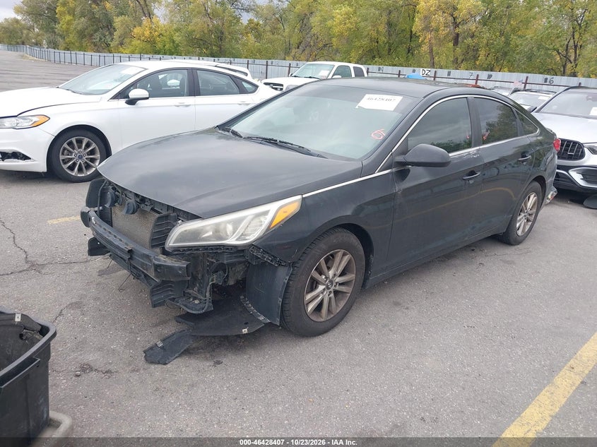 Vin: 5npe24af0gh266545, lot: 46928765, hyundai sonata se 20162