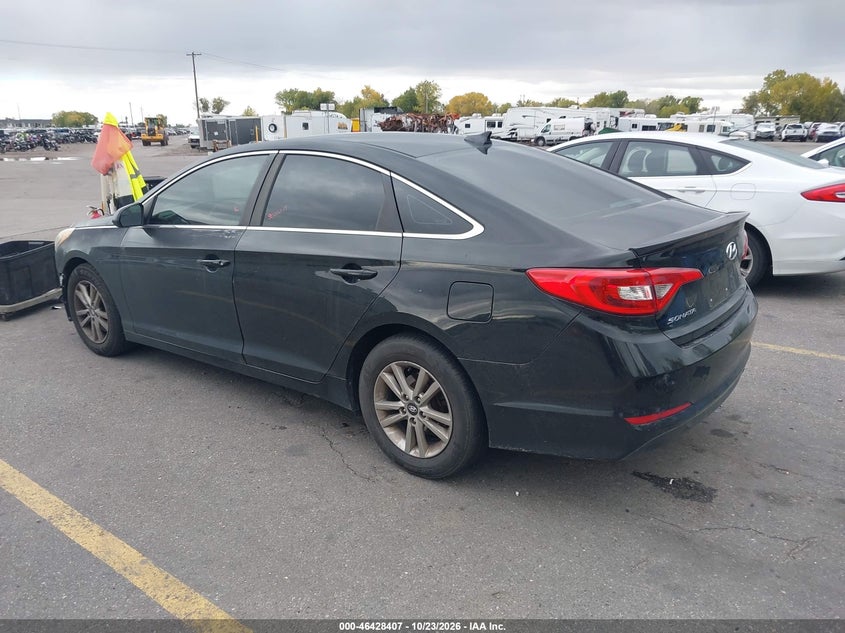 Vin: 5npe24af0gh266545, lot: 46928765, hyundai sonata se 20163