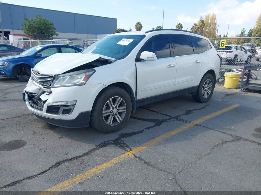 Vin: 1gnkrgkd6hj140543, lot: 46928778, chevrolet traverse 1lt 20172