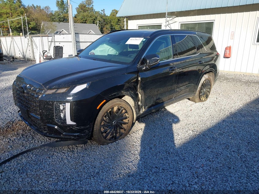 Vin: km8r7dge8ru680775, lot: 46928995, hyundai palisade calligraphy night edition 20242