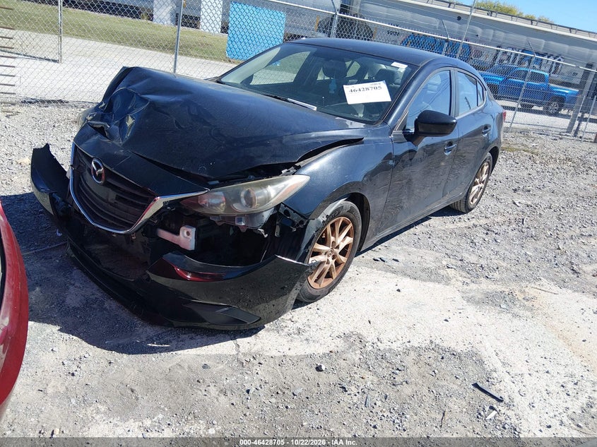 Vin: jm1bm1v7xe1107325, lot: 46929063, mazda mazda3 i touring 20142