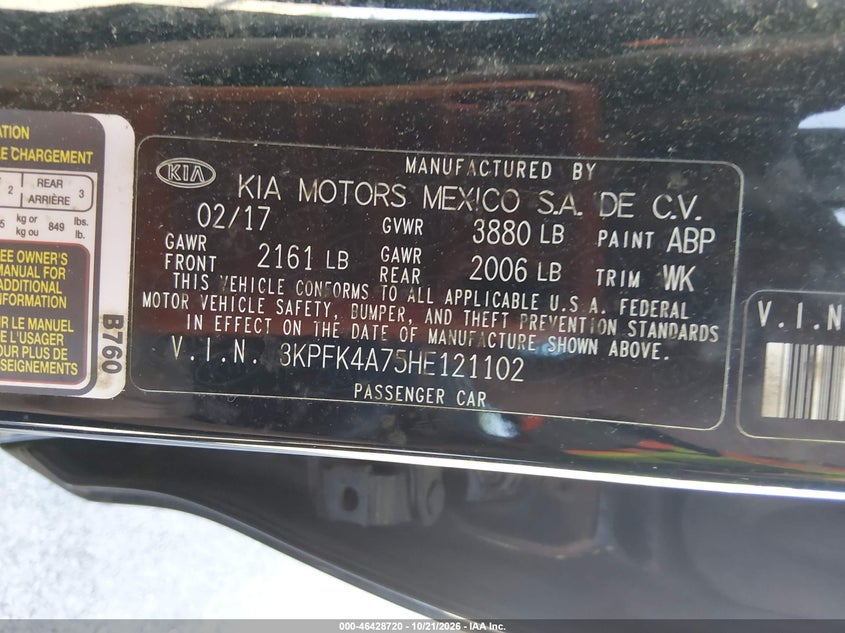 2017 KIA FORTE LX · Фото 9