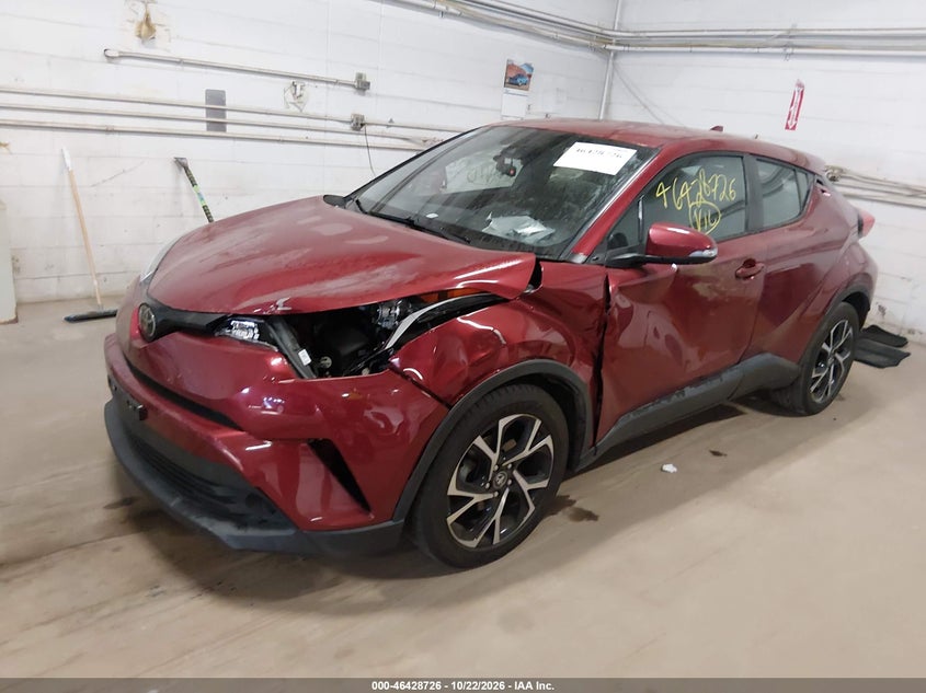 Vin: nmtkhmbx3jr008304, lot: 46929084, toyota c-hr xle premium 20182