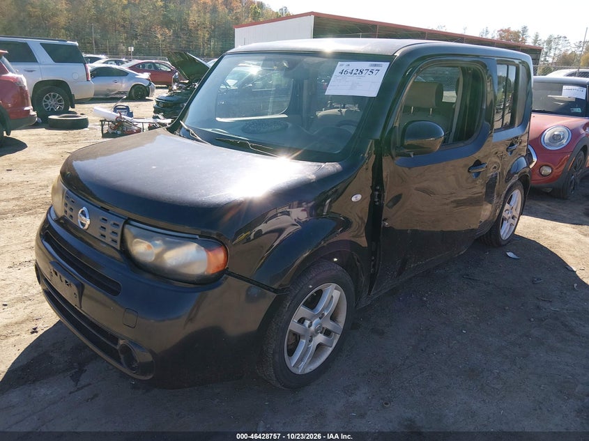2009 Nissan Cube 1.8Sl, По кругу, IAAI, VIN JN8AZ28R19T121290 — фото 2