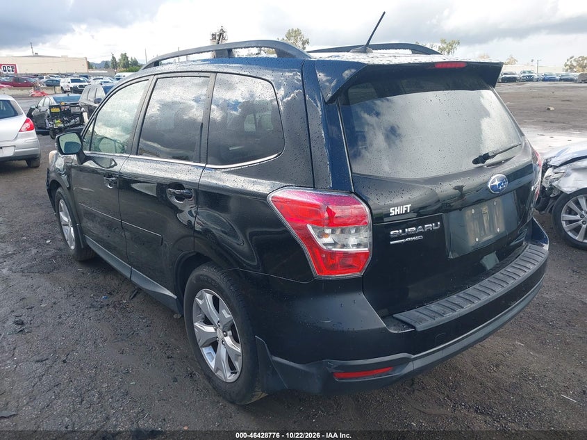 Vin: jf2sjamc9eh433715, lot: 46929134, subaru forester 2.5i touring 20143
