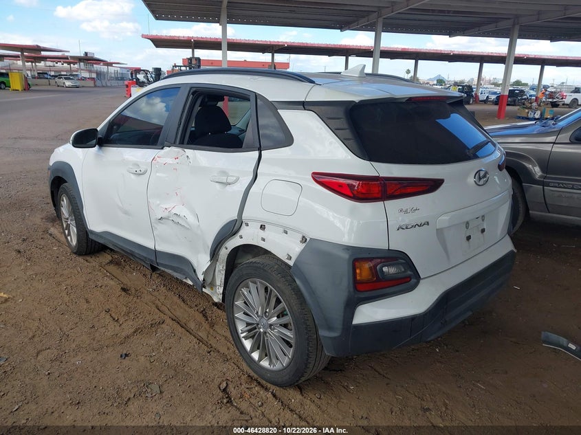 Vin: km8k6caa3mu741690, lot: 46929178, hyundai kona sel plus 20213