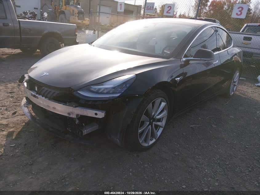 Vin: 5yj3e1eb4jf188281, lot: 46929182, tesla model 3 long range/performance 20182