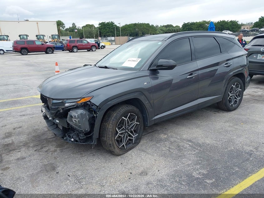 Vin: km8jfcae3pu210900, lot: 46929211, hyundai tucson n line 20232