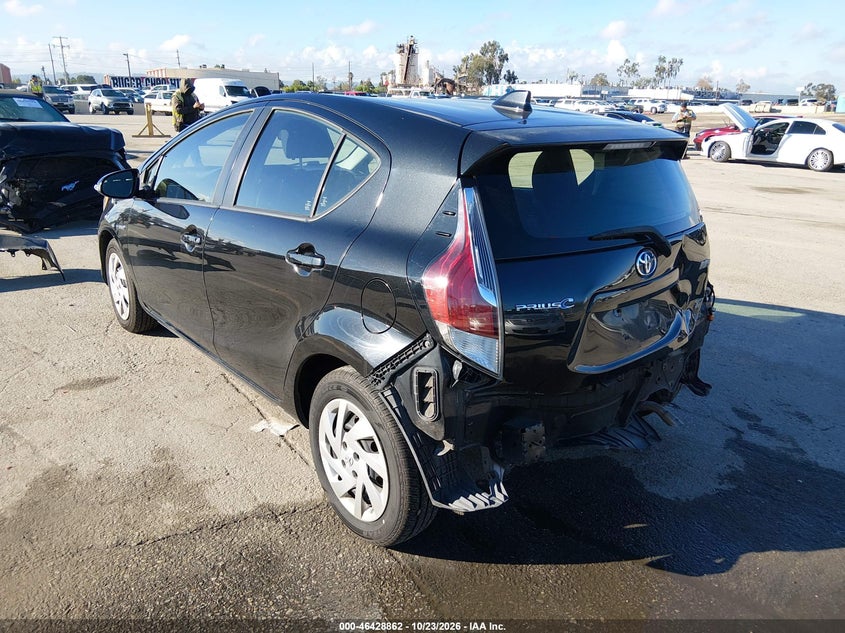 Vin: jtdkdtb35f1586929, lot: 46929220, toyota prius c two 20153