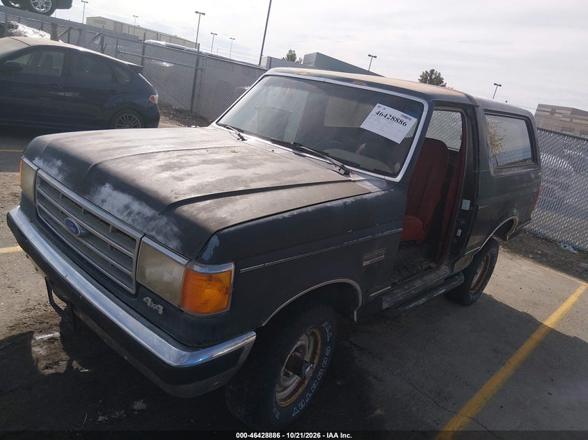 1989 Ford Bronco U100, Normal Wear & Tear, IAAI, VIN 1FMEU15N3KLA54460 — photo 2