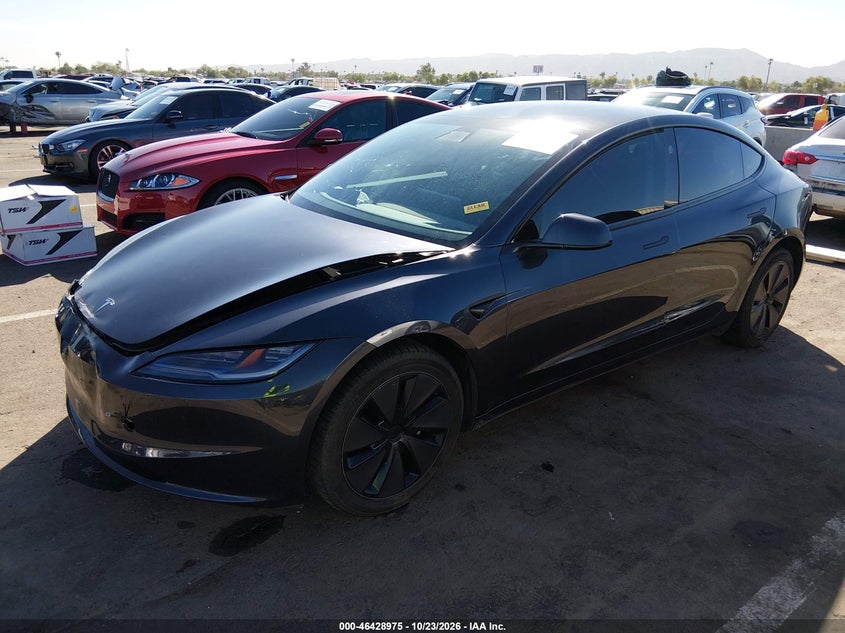 Vin: 5yj3e1ea0rf786189, lot: 46929333, tesla model 3 long range dual motor rear-wheel drive/rear-wheel drive 20242