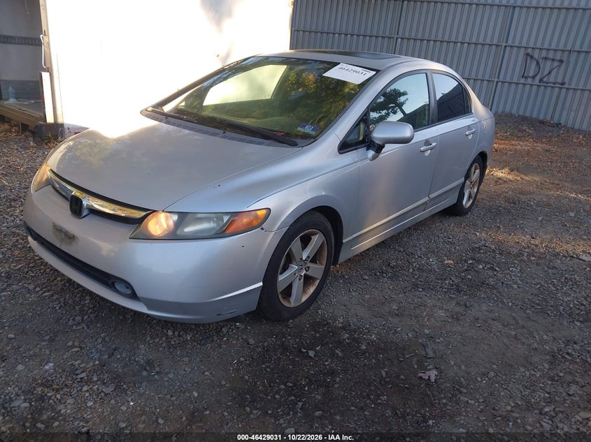 2007 Honda Civic Ex, Normal Wear & Tear, IAAI, VIN 1HGFA16837L055658 — photo 2