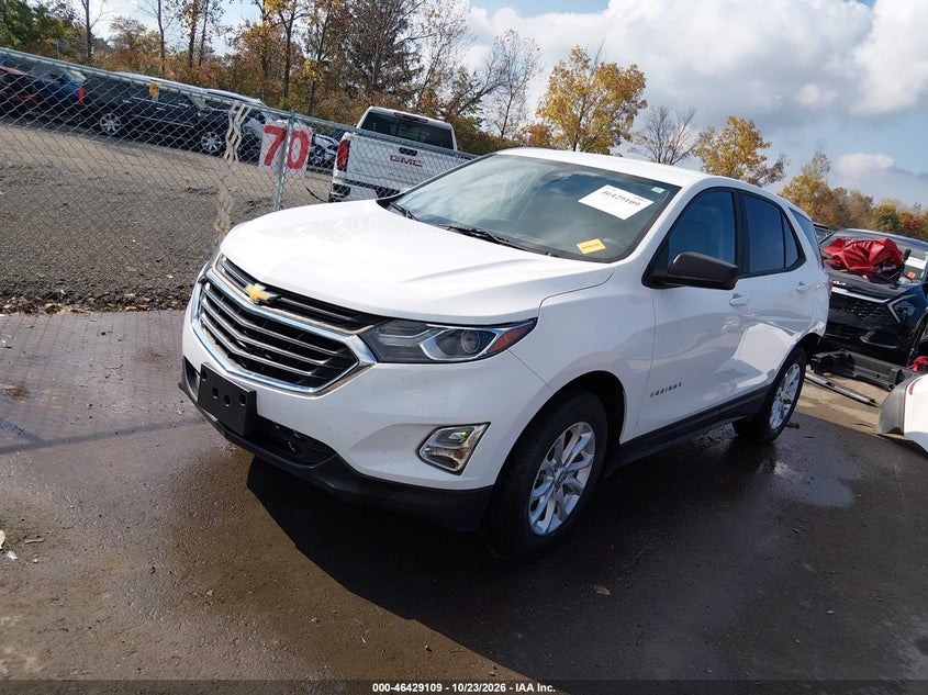 2020 Chevrolet Equinox Fwd Ls, Rear, IAAI, VIN 3GNAXHEV1LS568796 — photo 2