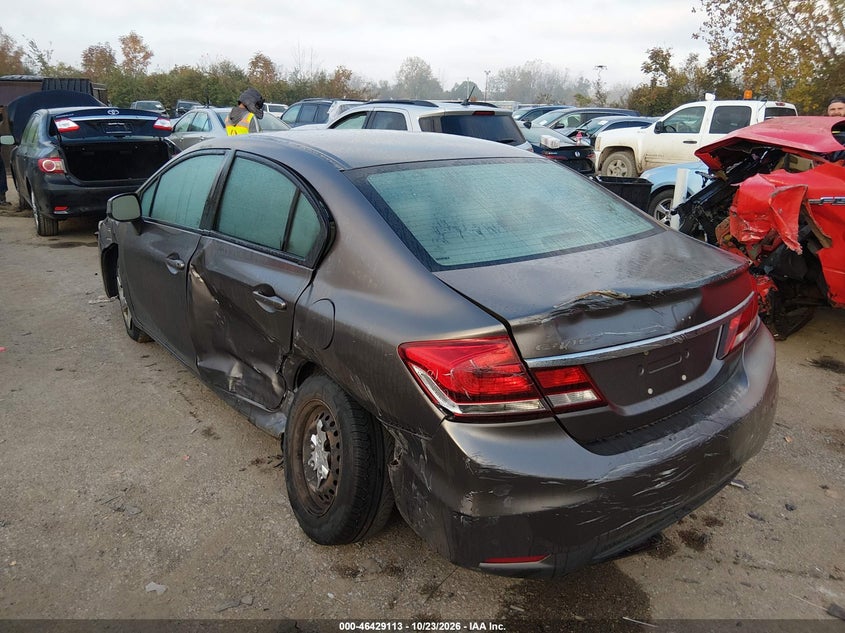 Vin: 19xfb2f53de262675, lot: 46929471, honda civic lx 20133