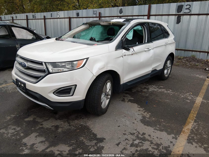 Vin: 2fmpk4j92gbb60270, lot: 46929496, ford edge sel 20162