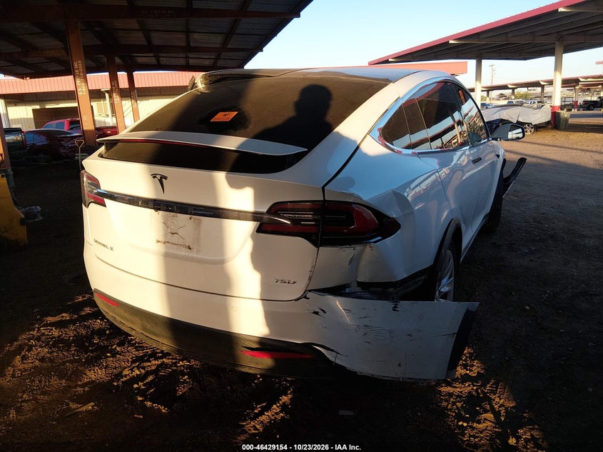 Vin: 5yjxcbe23hf070262, lot: 46929512, tesla model x 100d/75d/90d 20174