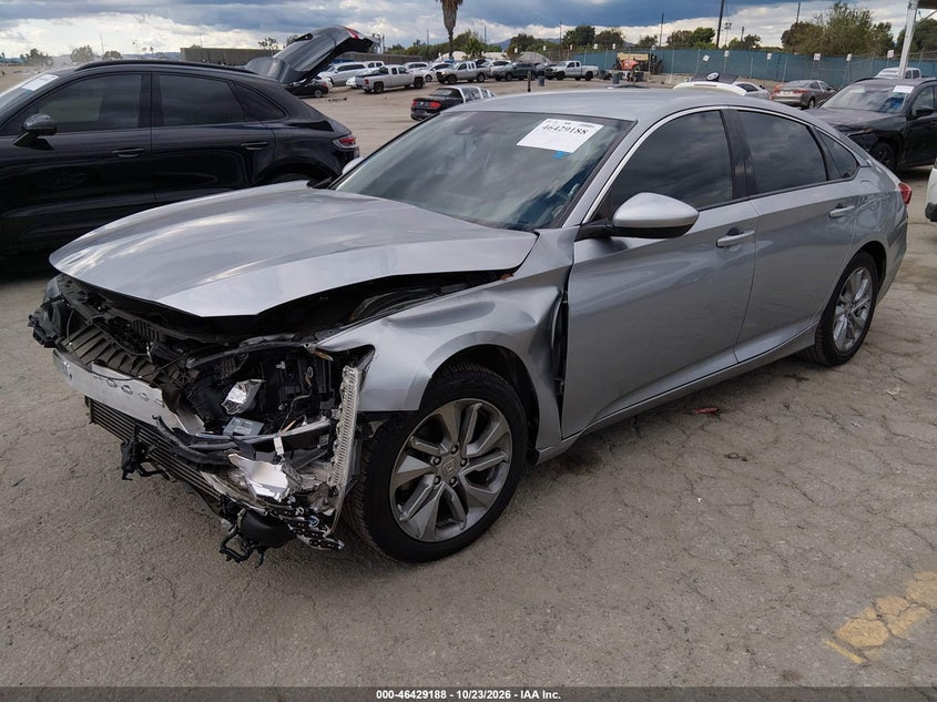2020 Honda Accord Lx, Front End, IAAI, VIN 1HGCV1F16LA153681 — photo 2