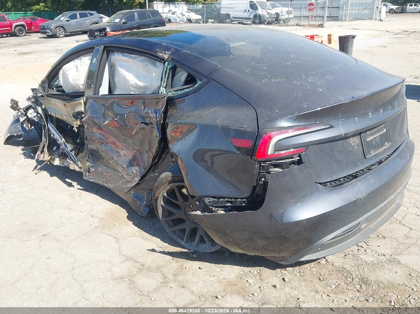 Vin: 5yj3e1ea6rf786617, lot: 46929558, tesla model 3 long range dual motor rear-wheel drive/rear-wheel drive 20243