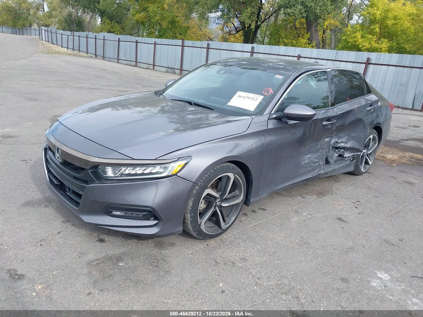 2019 Honda Accord Sport, Левый бок, IAAI, VIN 1HGCV1F31KA018589 — фото 2