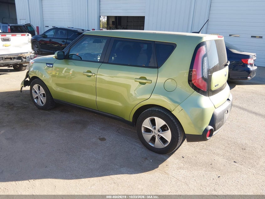 Vin: kndjn2a23g7834377, lot: 46929577, kia soul 20163
