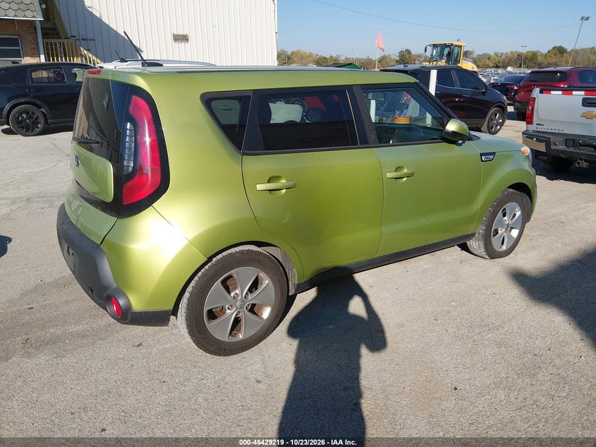 Vin: kndjn2a23g7834377, lot: 46929577, kia soul 20164