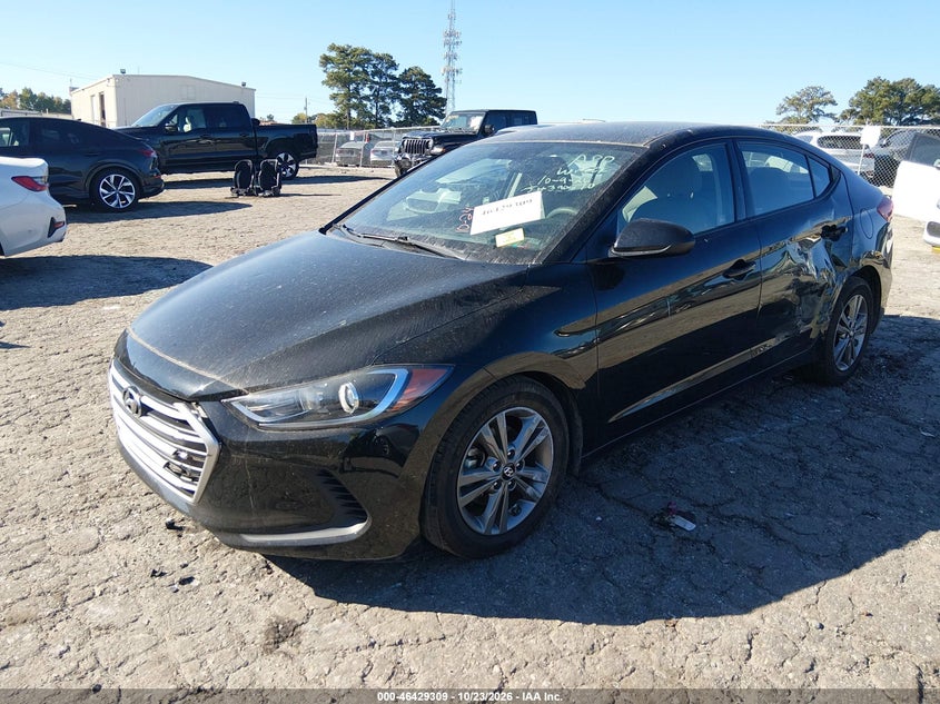 Vin: 5npd84lf8jh390870, lot: 46929667, hyundai elantra sel 20182